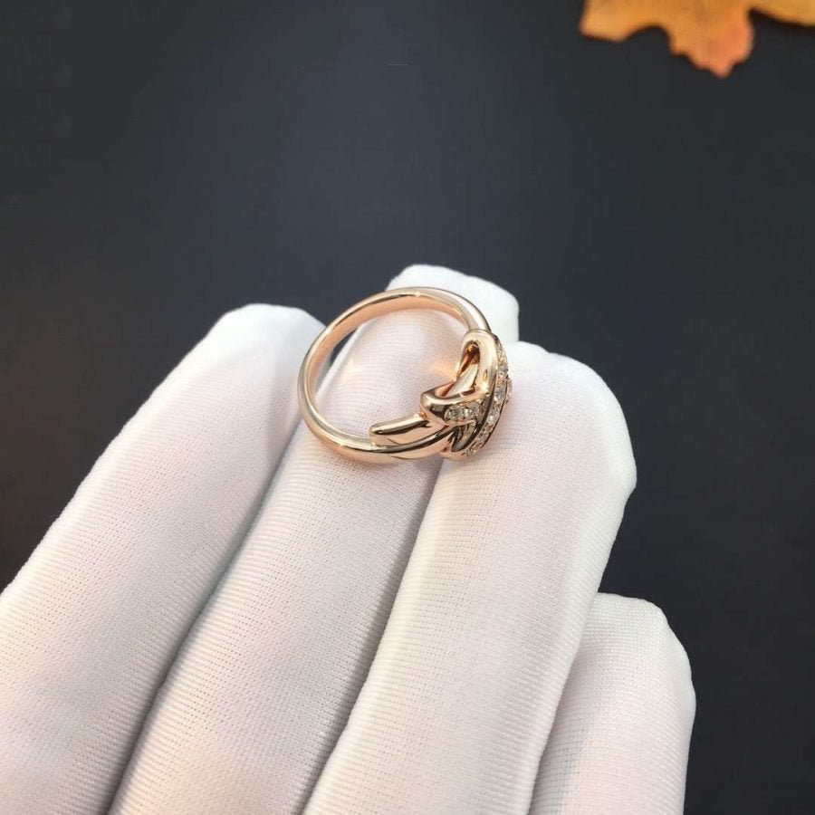 [Noble Jewelry]JEUX DE PINK GOLD DIAMOND RING