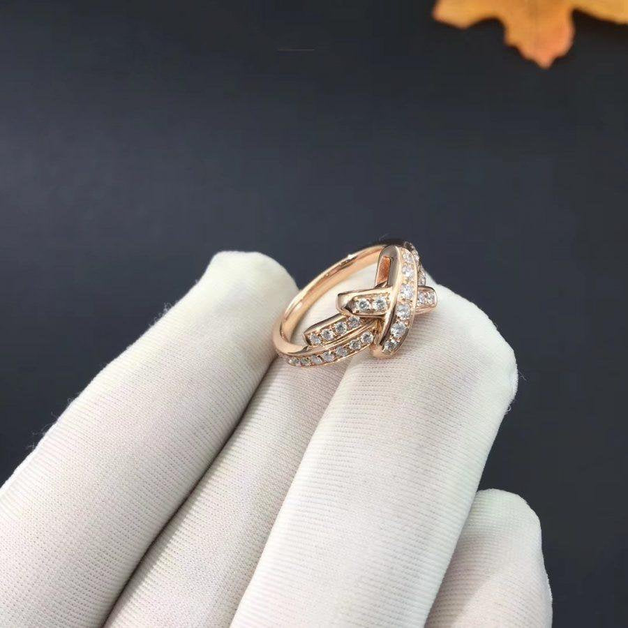 [Noble Jewelry]JEUX DE RING PINK GOLD DIAMOND