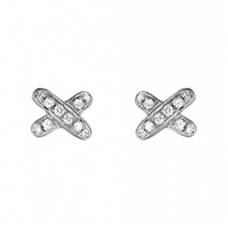 [Noble Jewelry]JEUX DE DIAMOND EARRINGS