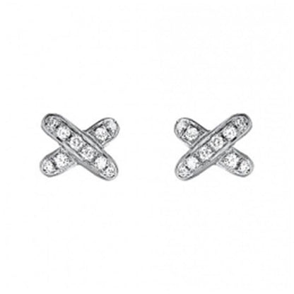 [Noble Jewelry]JEUX DE DIAMOND EARRINGS