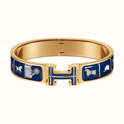 [Noble Jewelry]H COUVERTURES DARK BLUE BRACELET