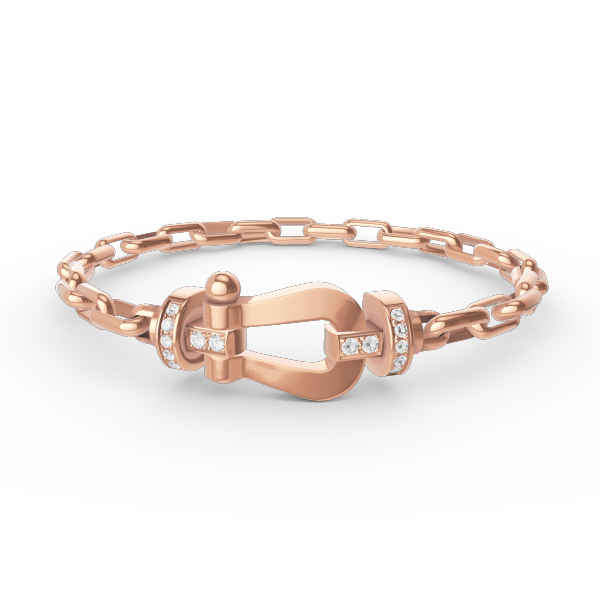 [Noble Jewelry]FORCE LARGE HORSESHOE CLASP  METAL BRACELET