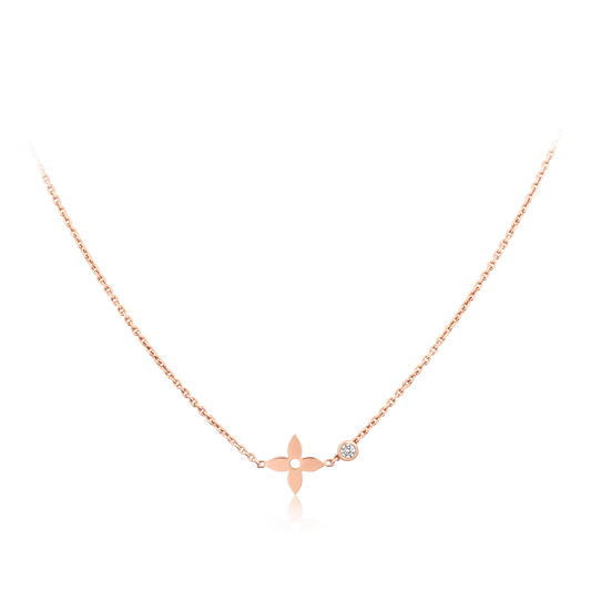 [Noble Jewelry]BLOSSOM PENDANT PINK GOLD AND DIAMOND