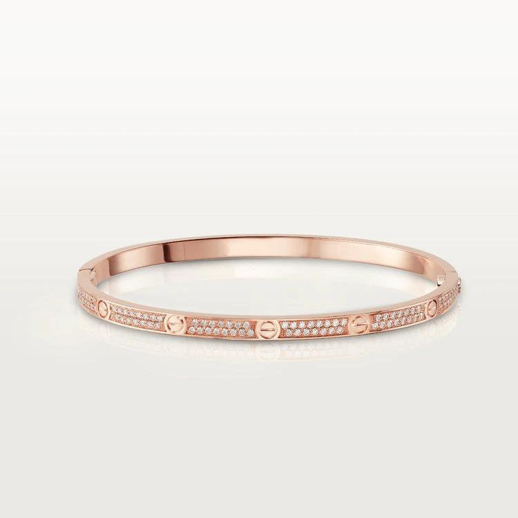 [Noble jewely]LOVE BRACELET 3.65MM DIAMOND-PAVED