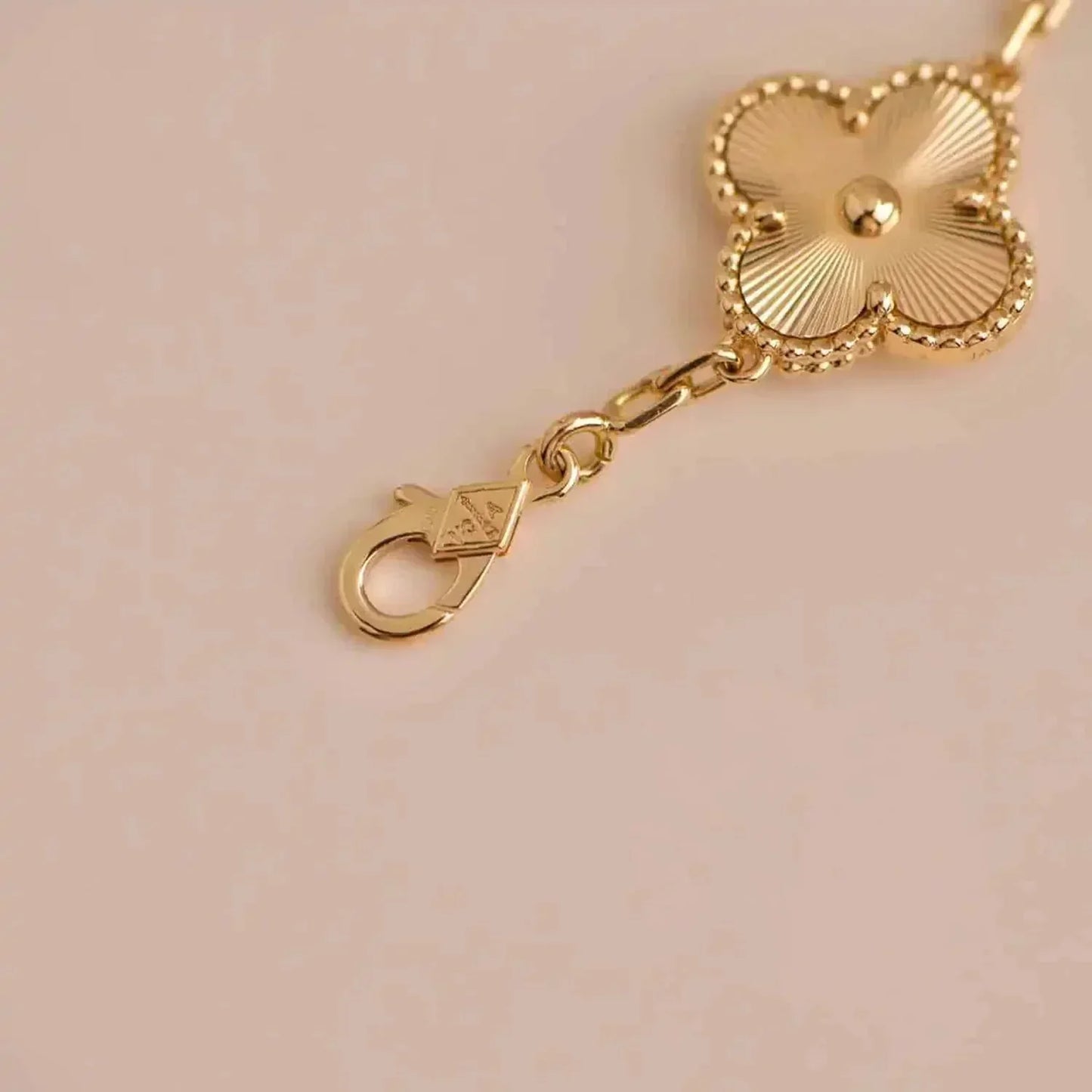 [Noble Jewelry]CLOVER 5 FLOWERS LASER BRACELET