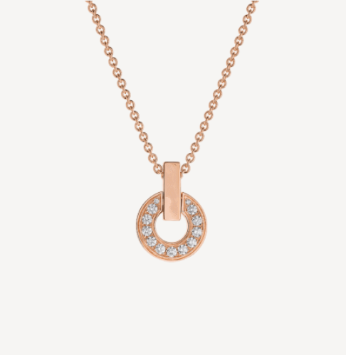 [Noble Jewelry]GARI NECKLACE PINK GOLD DIAMOND