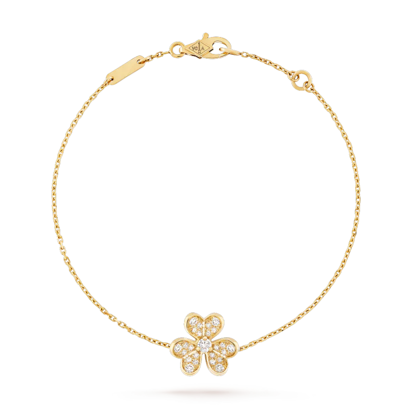 [Noble Jewelry]FRIVOLE GOLD FLOWER DIAMOND BRACELET