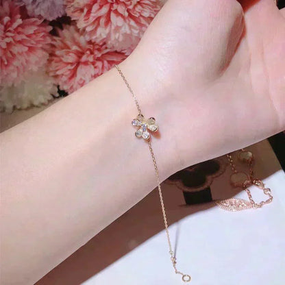 [Noble Jewelry]FRIVOLE GOLD FLOWER DIAMOND BRACELET