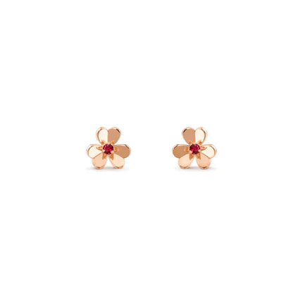 [Noble Jewelry]FRIVOLE  FLOWER PINK EARRINGS