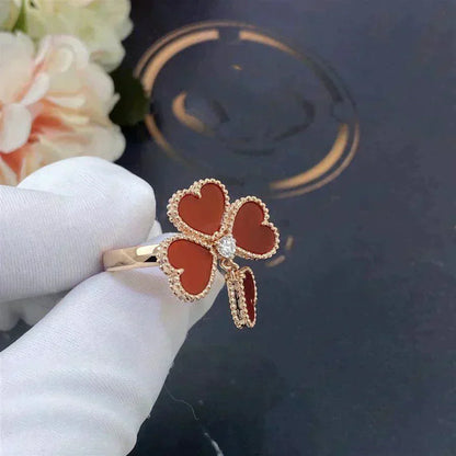 [Noble Jewelry]SWEET CLOVER CARNELIAN RING