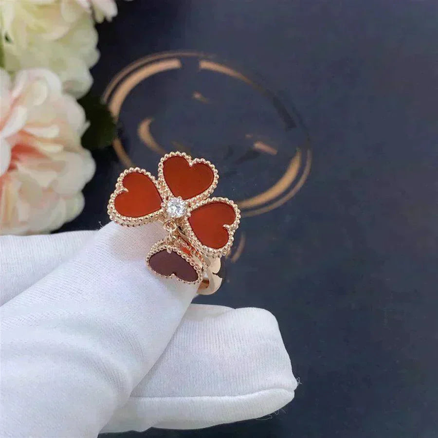 [Noble Jewelry]SWEET CLOVER CARNELIAN RING