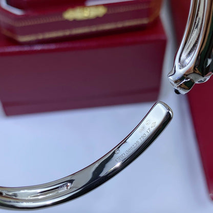 [Noble Jewelry]PANTHERE SILVER OPEN BRACELET