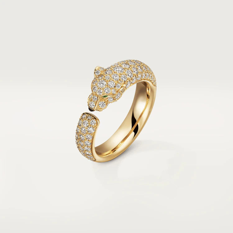 [Noble Jewelry]PANTHERE PINK GOLD DIAMOND RING